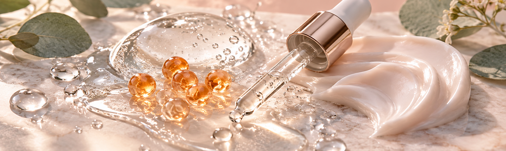 Hyaluronic acid hydration paired with Vitamin A microcaps