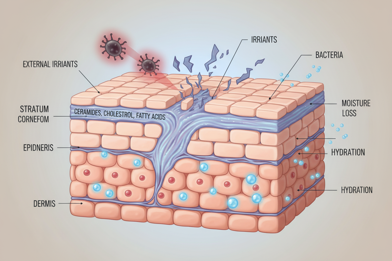 Skin Barrier Repair for Dry Skin: Natural Solutions