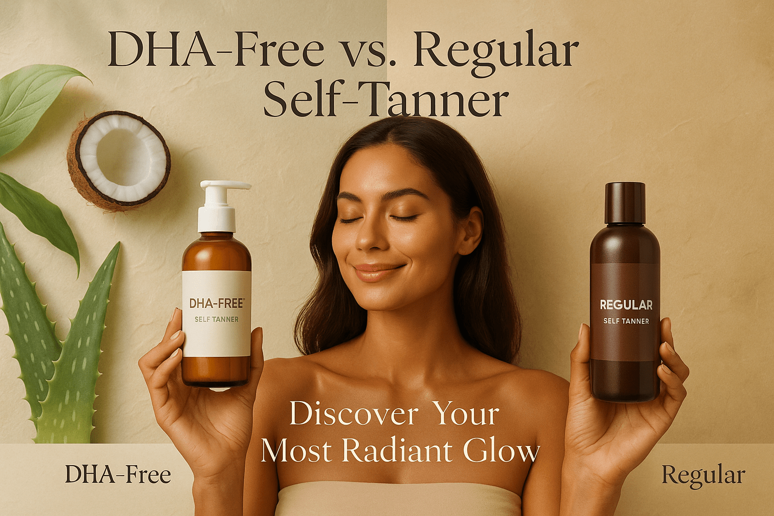 DHA-Free vs. Regular Self-Tanner: Discover Your Most Radiant Glow - Glimmer GoddessÂŽ Organic Skin Care