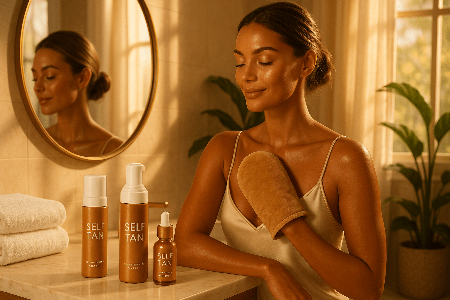 Flawless Self-Tanning Guide: Prep, Application & Maintenance for a Radiant Glow - Glimmer Goddess® Organic Skin Care