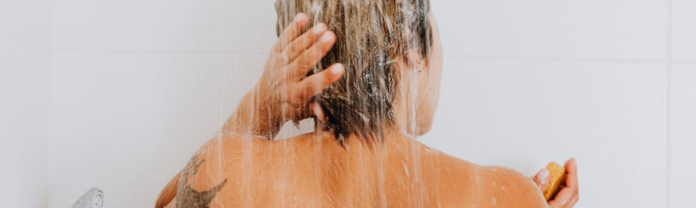Gentle body-cleansing routine for dry, eczema-prone skin.