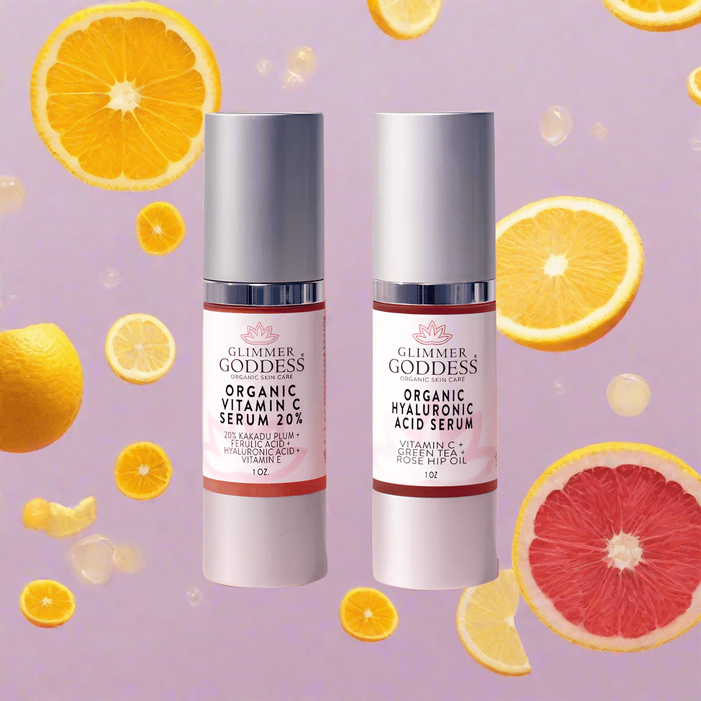 Radiance + Hydration Duo: Vitamin C 20% & Hyaluronic Acid Serum Bundle