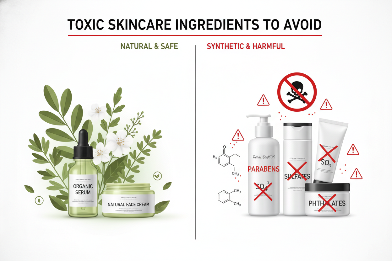 Toxic Skincare Ingredients to Avoid