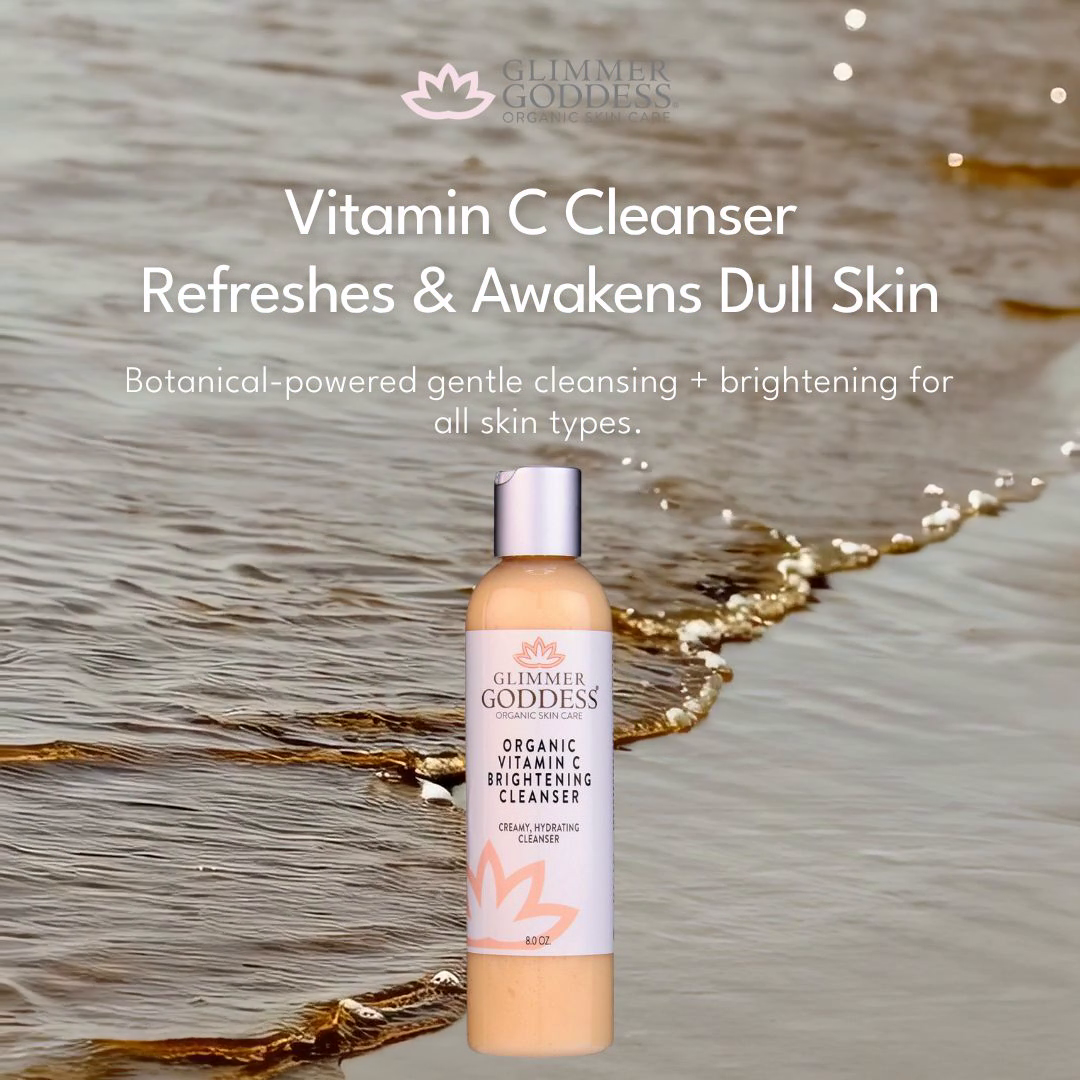 Organic Vitamin C Brightening Cleanser – Gentle Face Wash for Dark Spots & Even Tone