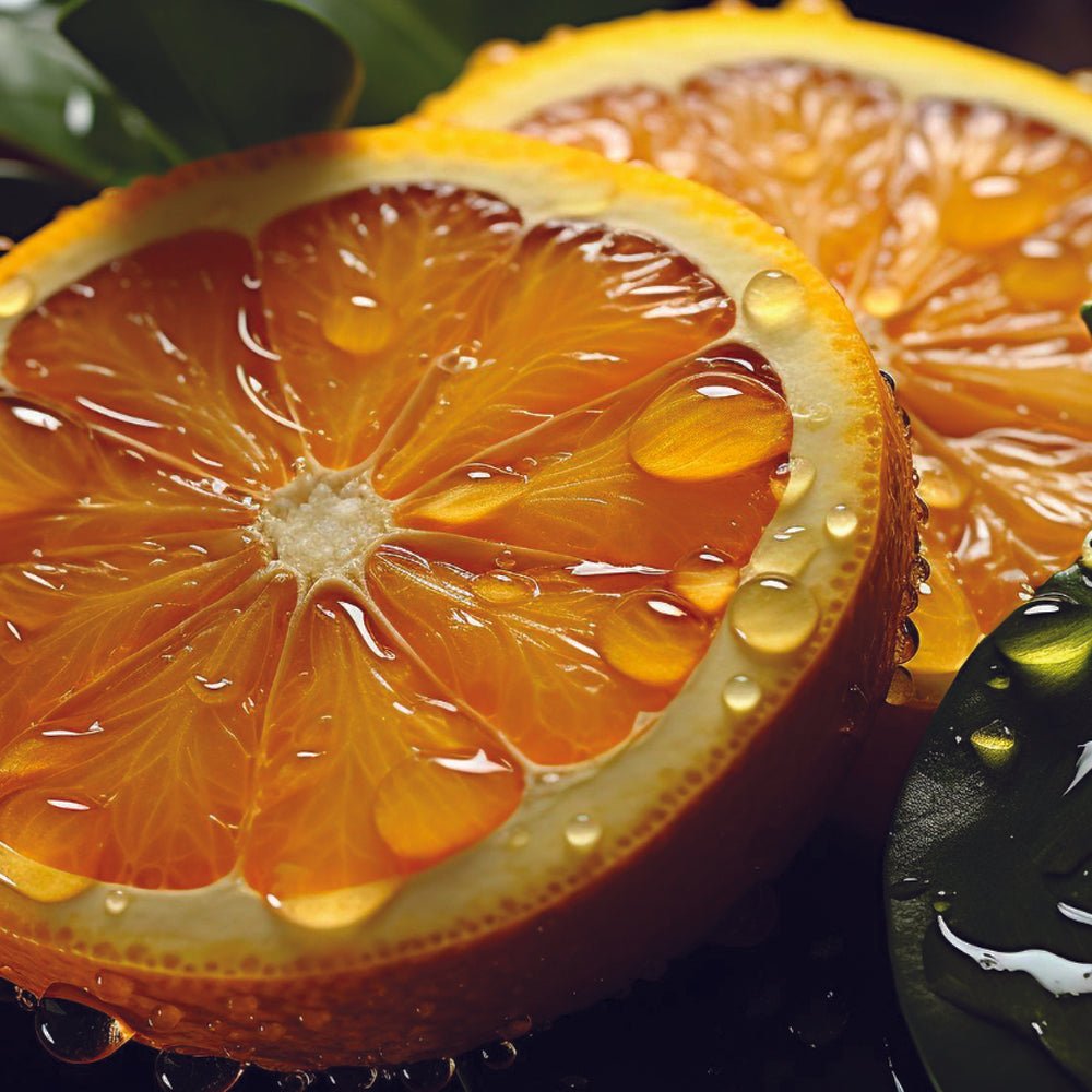 Oranges for Organic Vitamin C Facial Toner from Glimmer Goddess