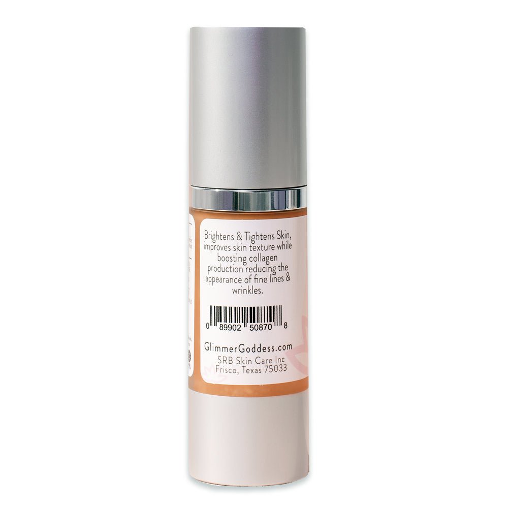 Benefits of Organic Vitamin C Serum 20% Firm & Glow from Glimmer Goddess