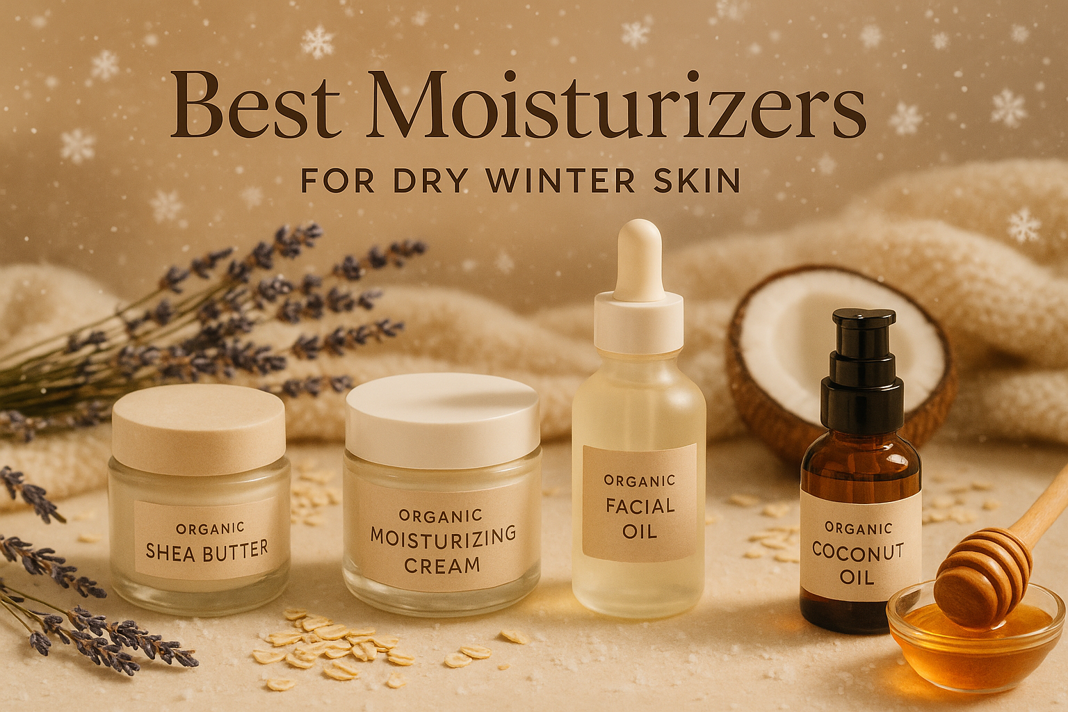 Best Moisturizers for Dry Winter Skin with Organic Ingredients