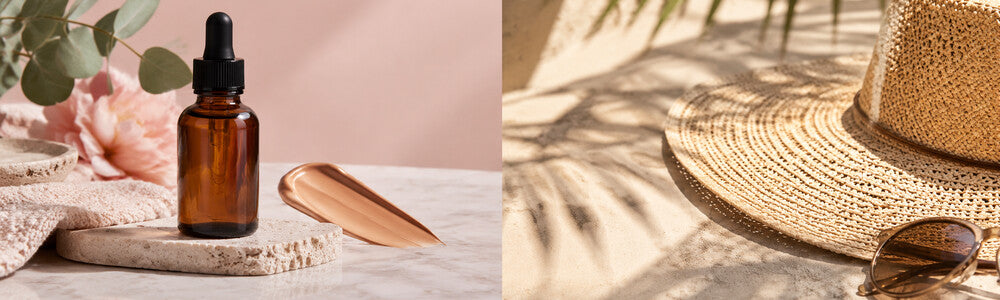 DHA-free sunless tanning compared with sun exposure essentials