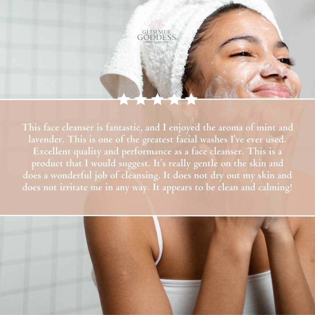 How Long Should Skincare Stay on Your Face Before Washing Off? - Glimmer Goddess® Organic Skin Care