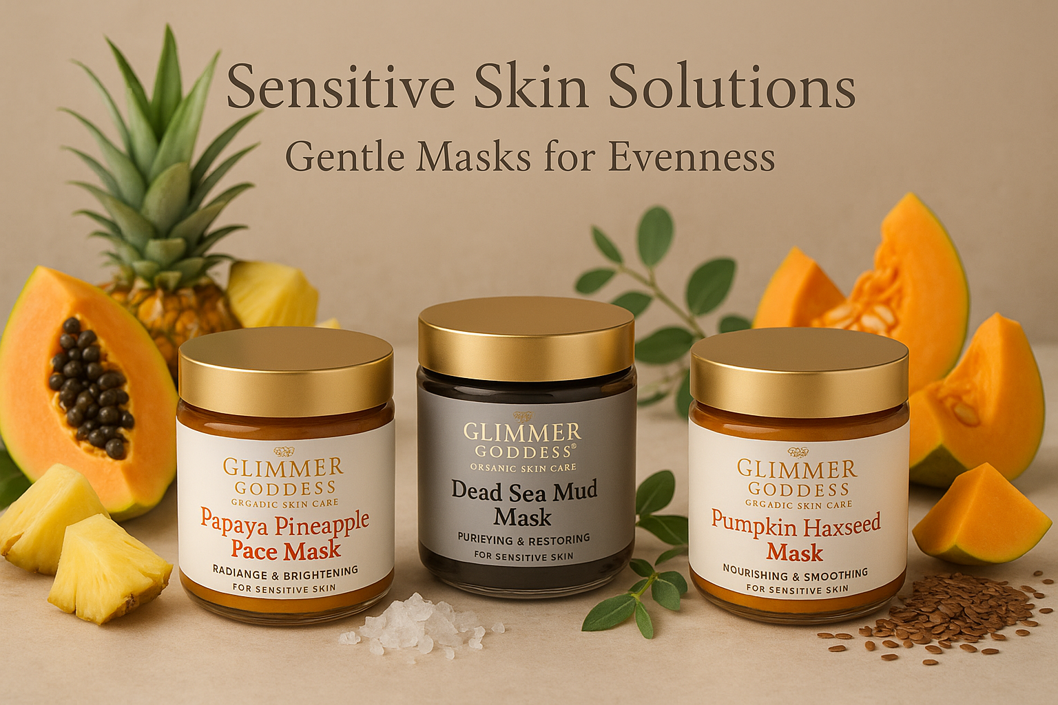 Sensitive Skin Solutions – Gentle Masks for Evenness