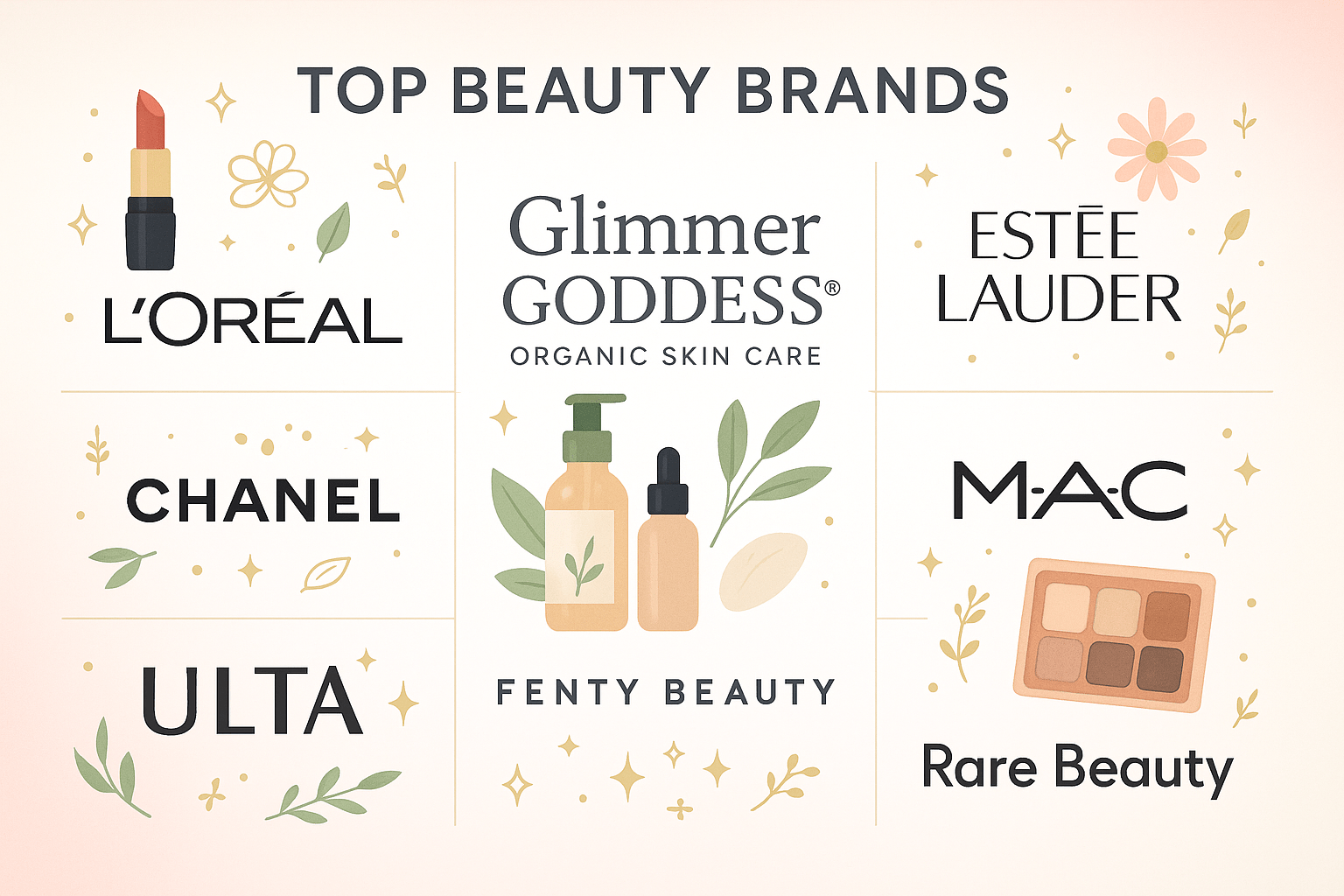 Top Clean Beauty Brands Compared - Glimmer Goddess® Organic Skin Care