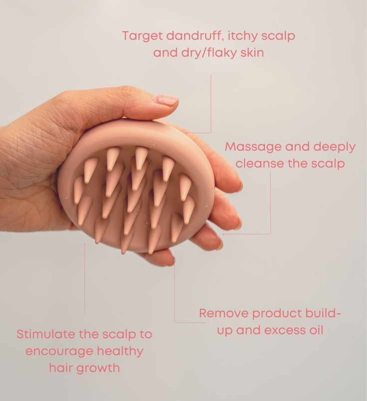 Silicone Scalp Scrubber | Exfoliating Scalp Massager