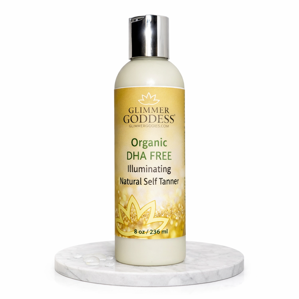 Organic DHA-Free Self Tanner – Natural Sun-Kissed Glow Without Orange Tint
