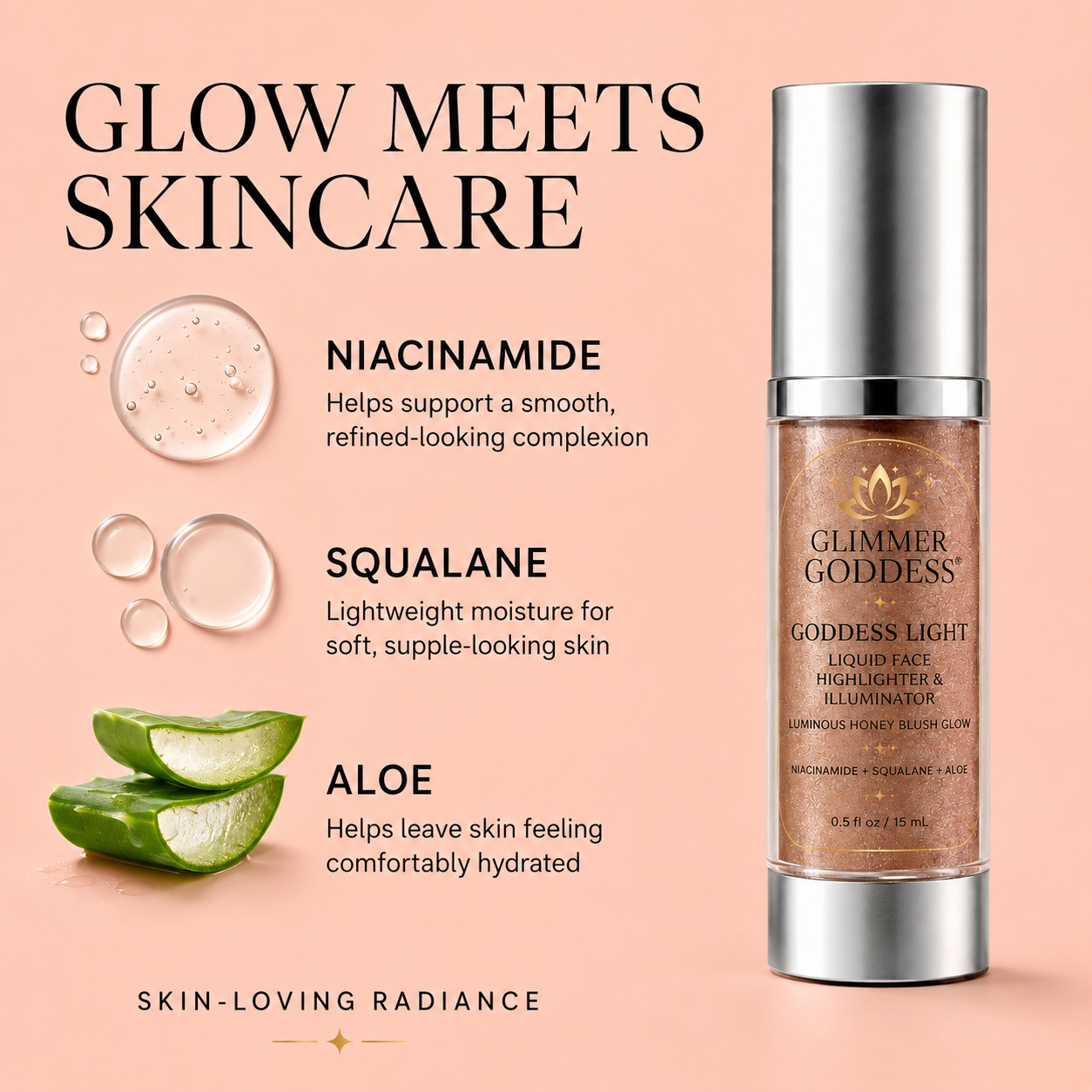 Goddess Light Liquid Face Highlighter & Illuminator