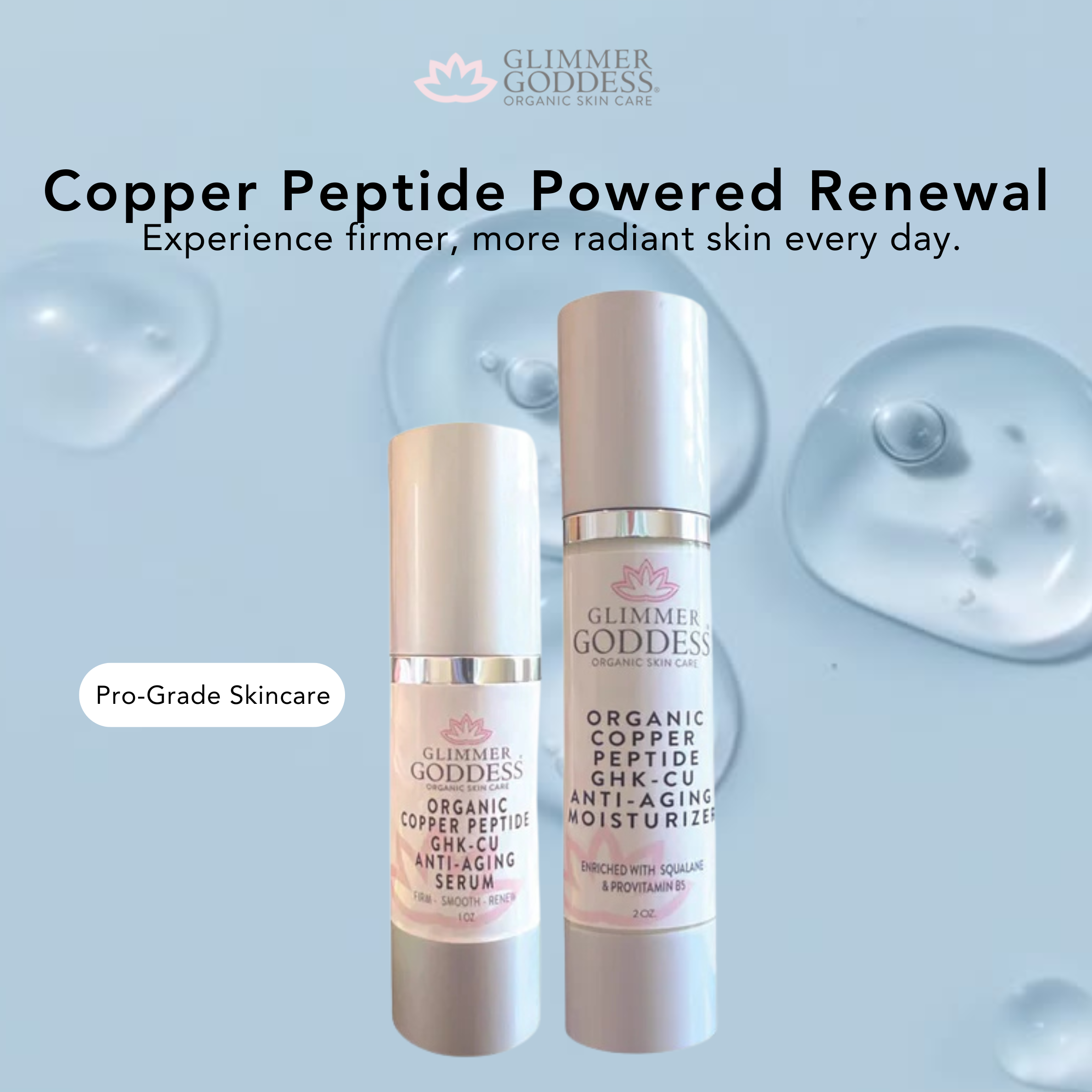 GHK‑Cu Collagen Boost Duo – Copper Peptide Serum + Hydrating Moisturizer