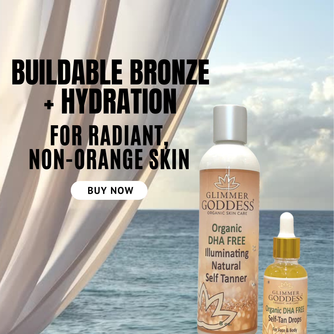 DHA-Free Self Tanner Bundle – Lotion + Drops for Natural Glow Without Smell or Orange Tones