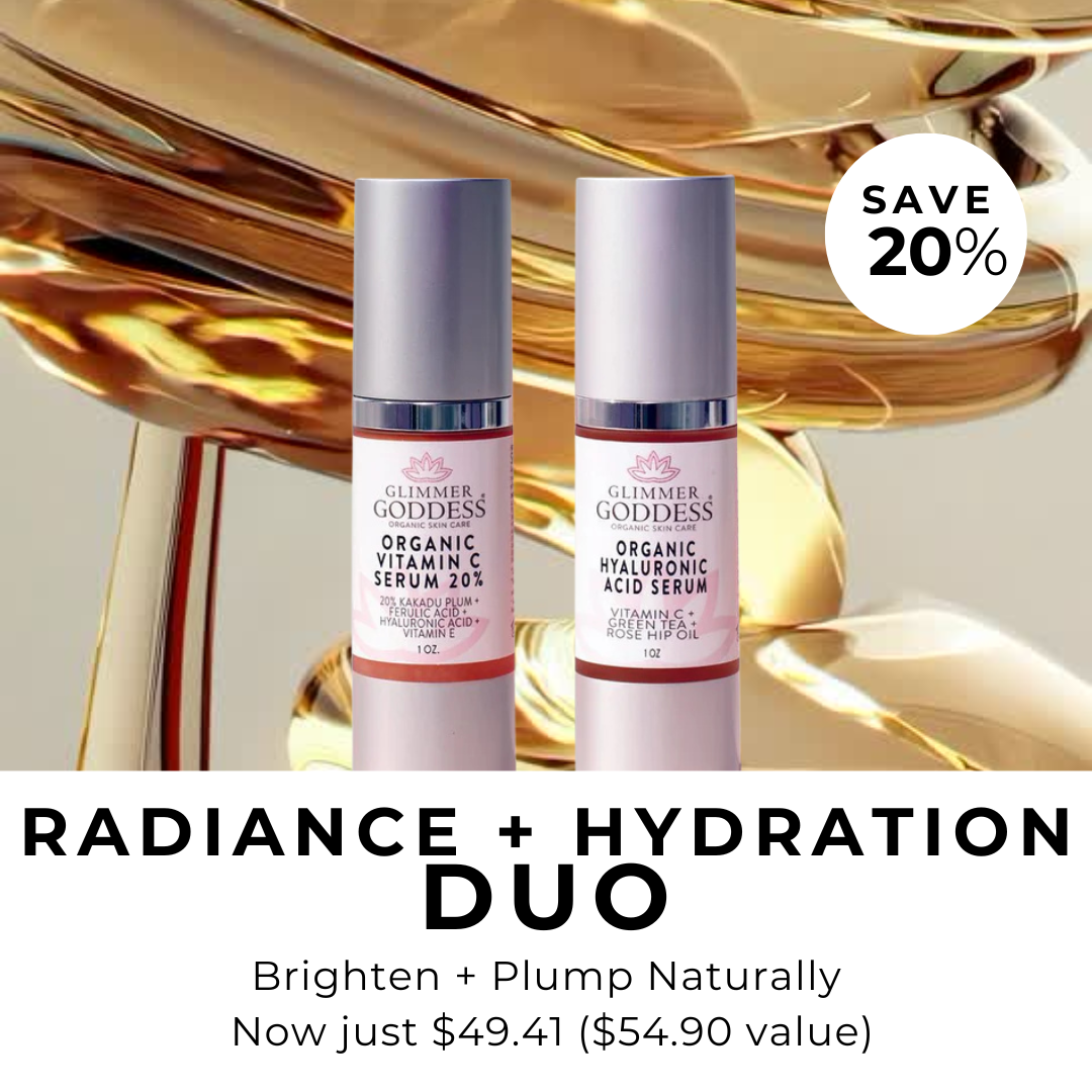 Vitamin C + Hyaluronic Acid Duo – Brightening & Plumping Serum Set for Radiant, Hydrated Skin