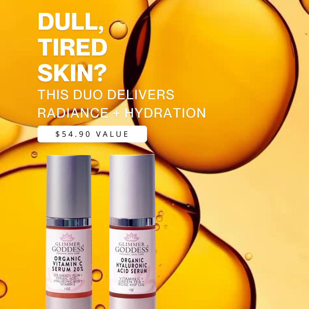 Vitamin C + Hyaluronic Acid Duo – Brightening & Plumping Serum Set for Radiant, Hydrated Skin