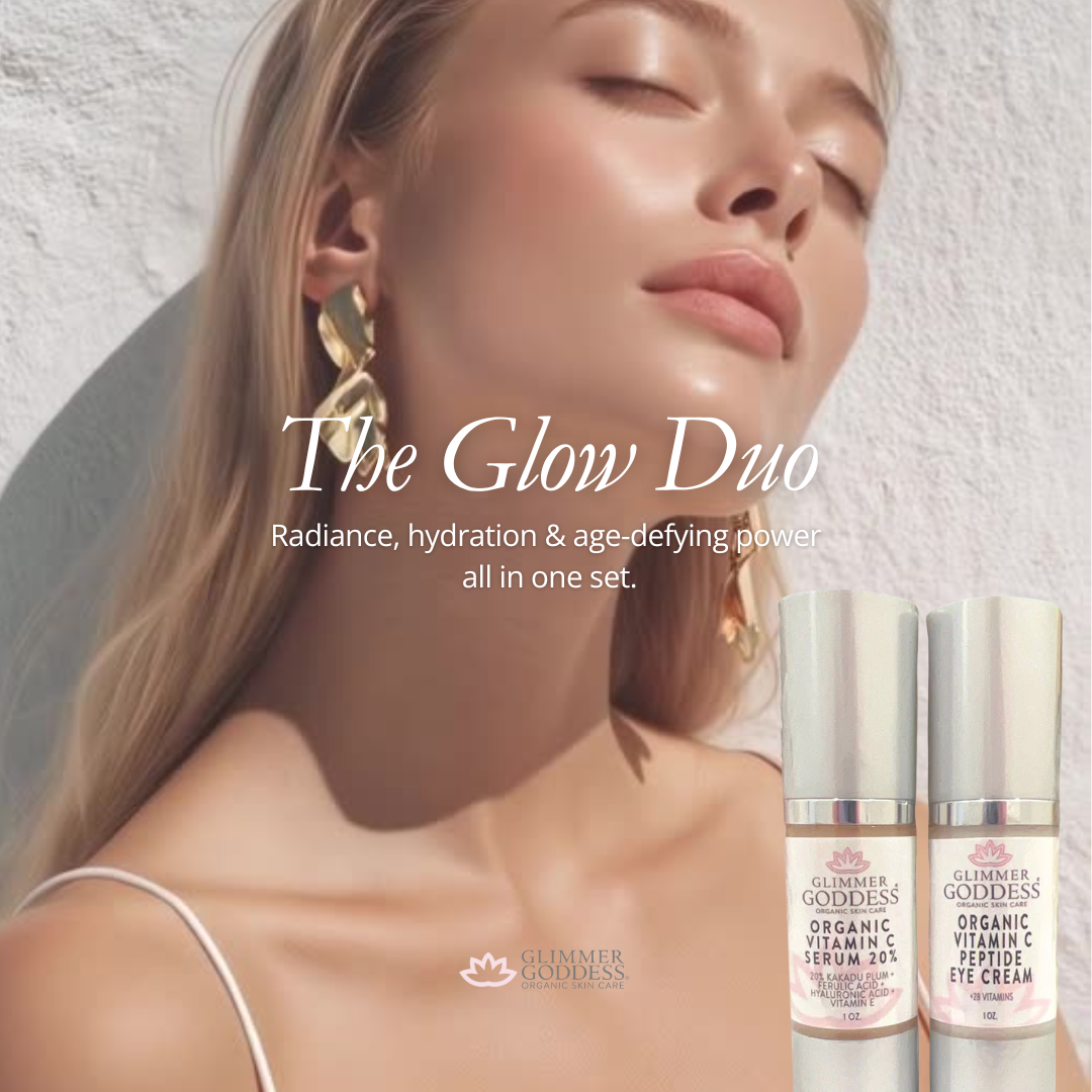 Vitamin C + Hyaluronic Acid Duo – Brightening & Plumping Serum Set for Radiant, Hydrated Skin