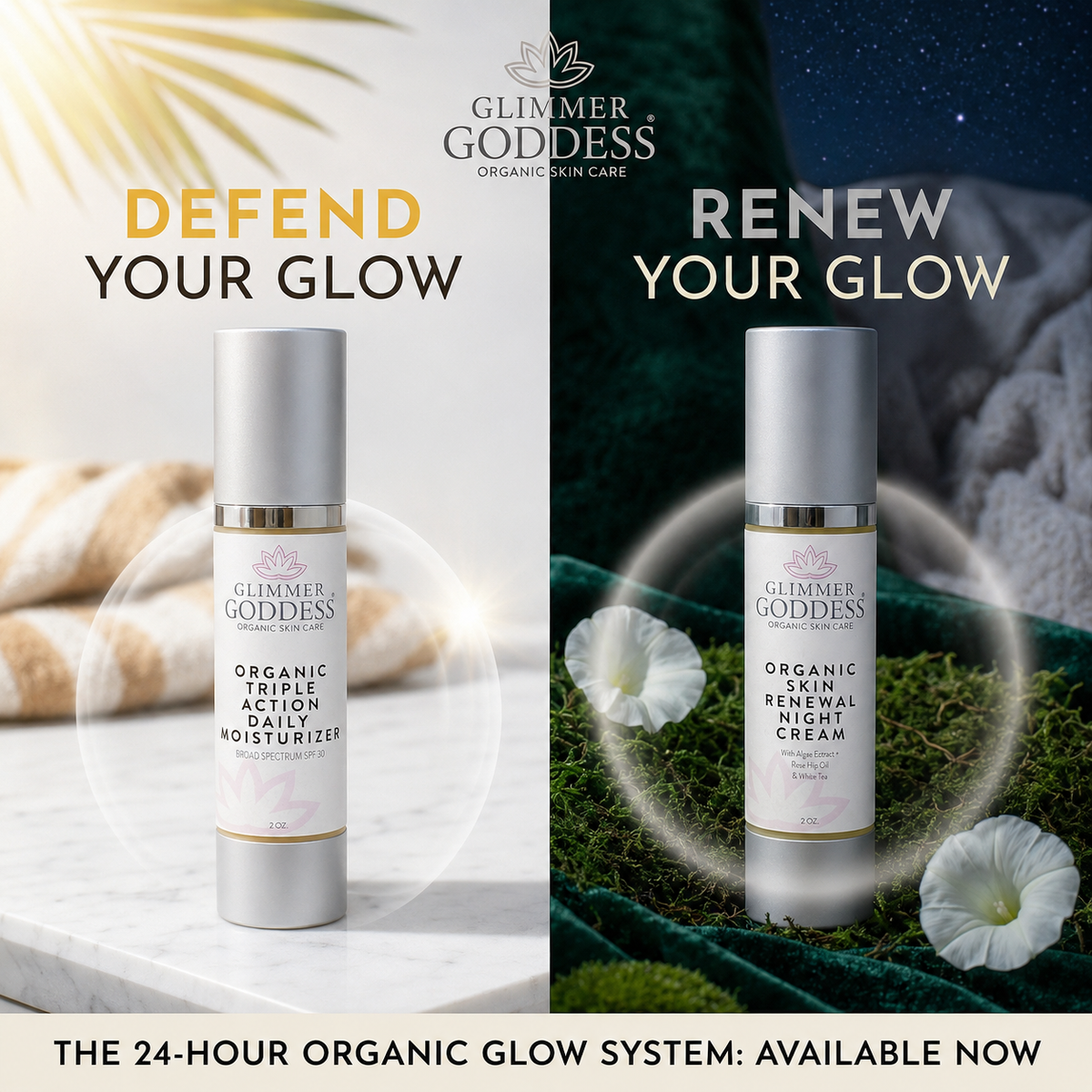 Day & Night Duo – Triple Action SPF 30 Moisturizer + Renewal Night Bundle