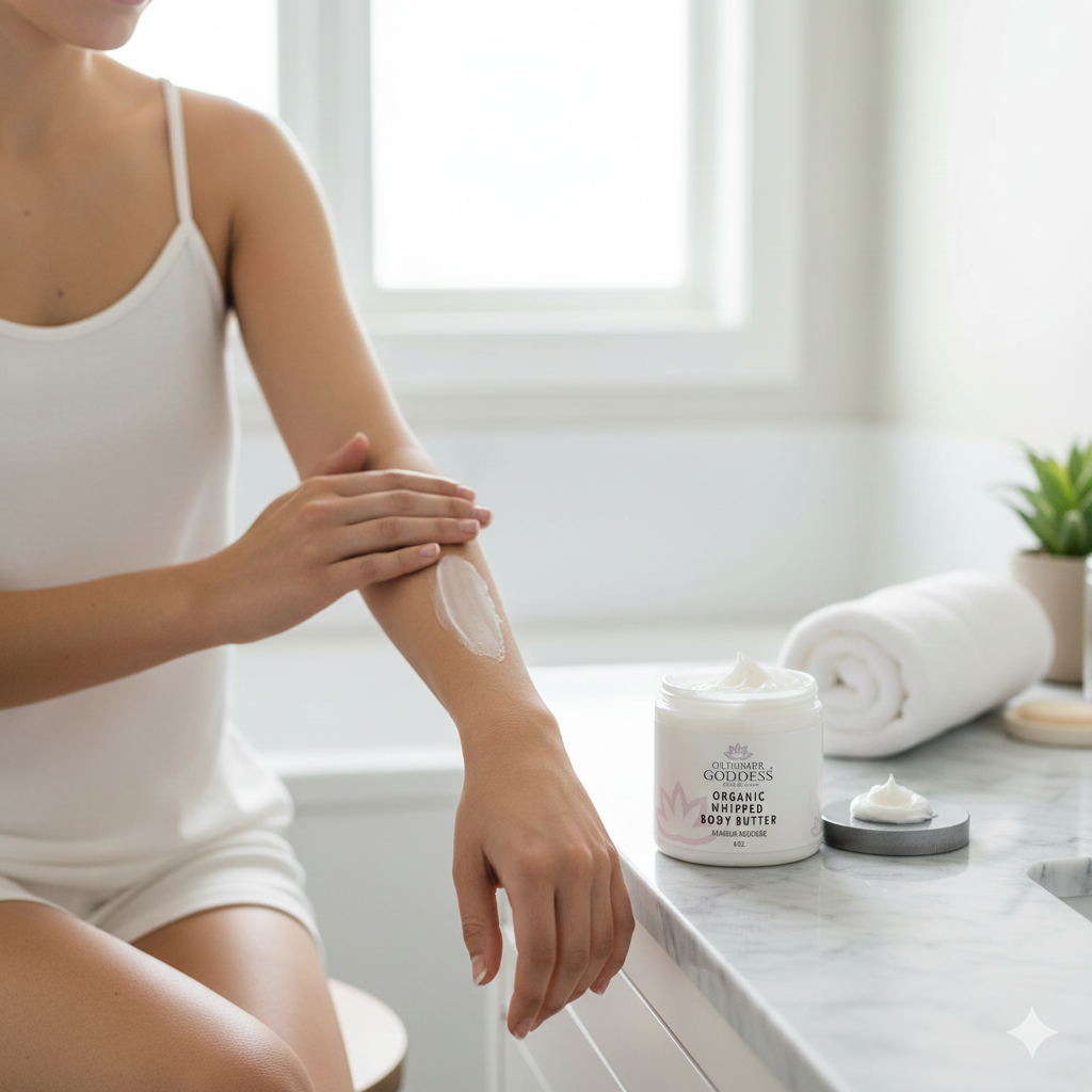 Organic Whipped Body Butter 8 oz – Ultra-Rich Moisturizer for Dry Skin & Eczema in 40+ Scents