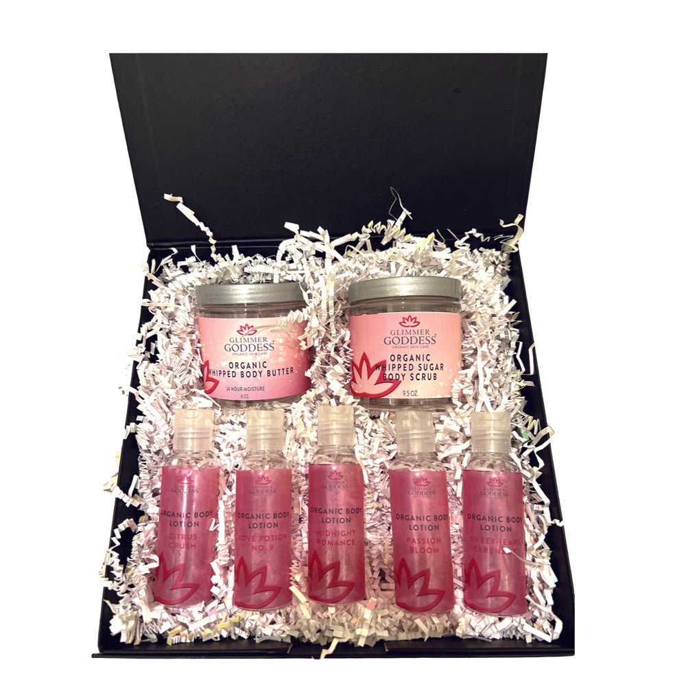 Glow & Go Valentines Day Gift Set 💝✨ - Glimmer Goddess® Organic Skin Care