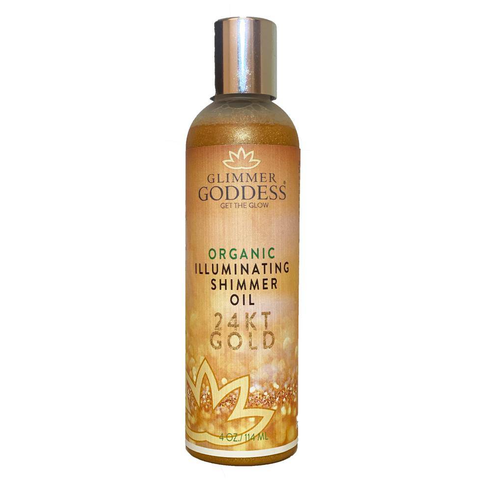 Illuminating Shimmer Body & Face Oils – Transform Your Skin - Glimmer Goddess® Organic Skin Care