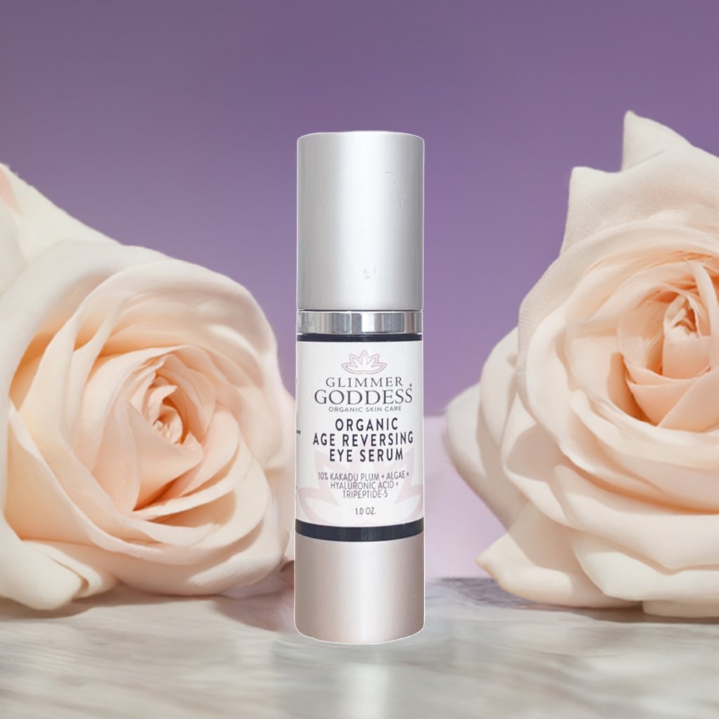 Organic Age Reversing Eye Serum - Instantly Firms - Glimmer Goddess® Organic Skin Care