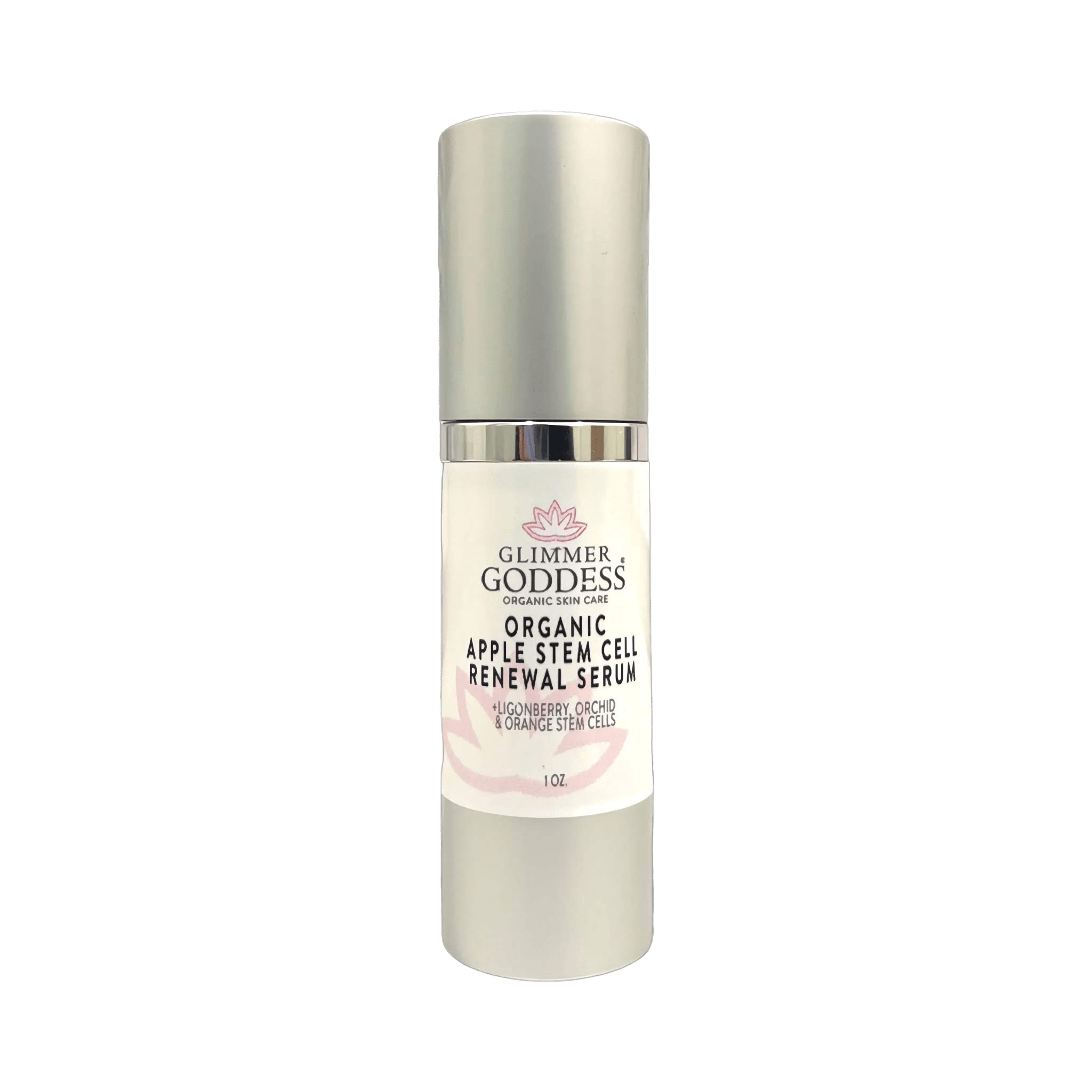 Organic Apple Stem Cell Anti - Aging Serum | Lingonberry, Orchid & Orange Stem Cells for Hydration & Wrinkle Defense - Glimmer Goddess® Organic Skin Care