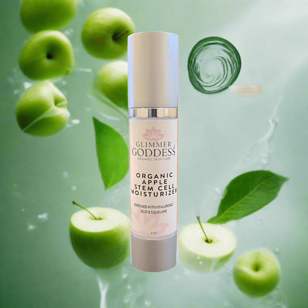 Organic Apple Stem Cell Renewal Moisturizer - Glimmer Goddess® Organic Skin Care