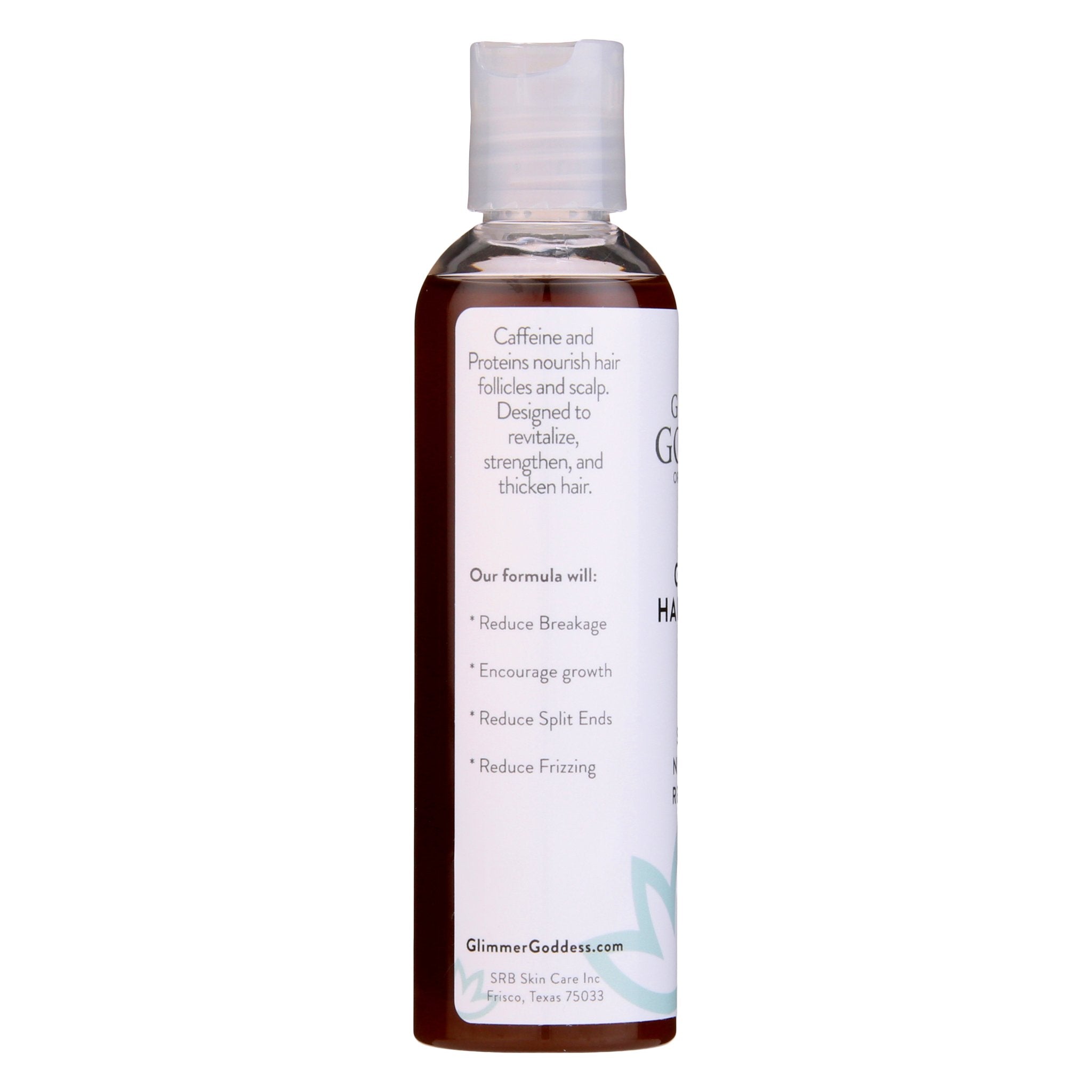 Organic Caffeine + Protein Hair Growth Serum - Glimmer Goddess® Organic Skin Care