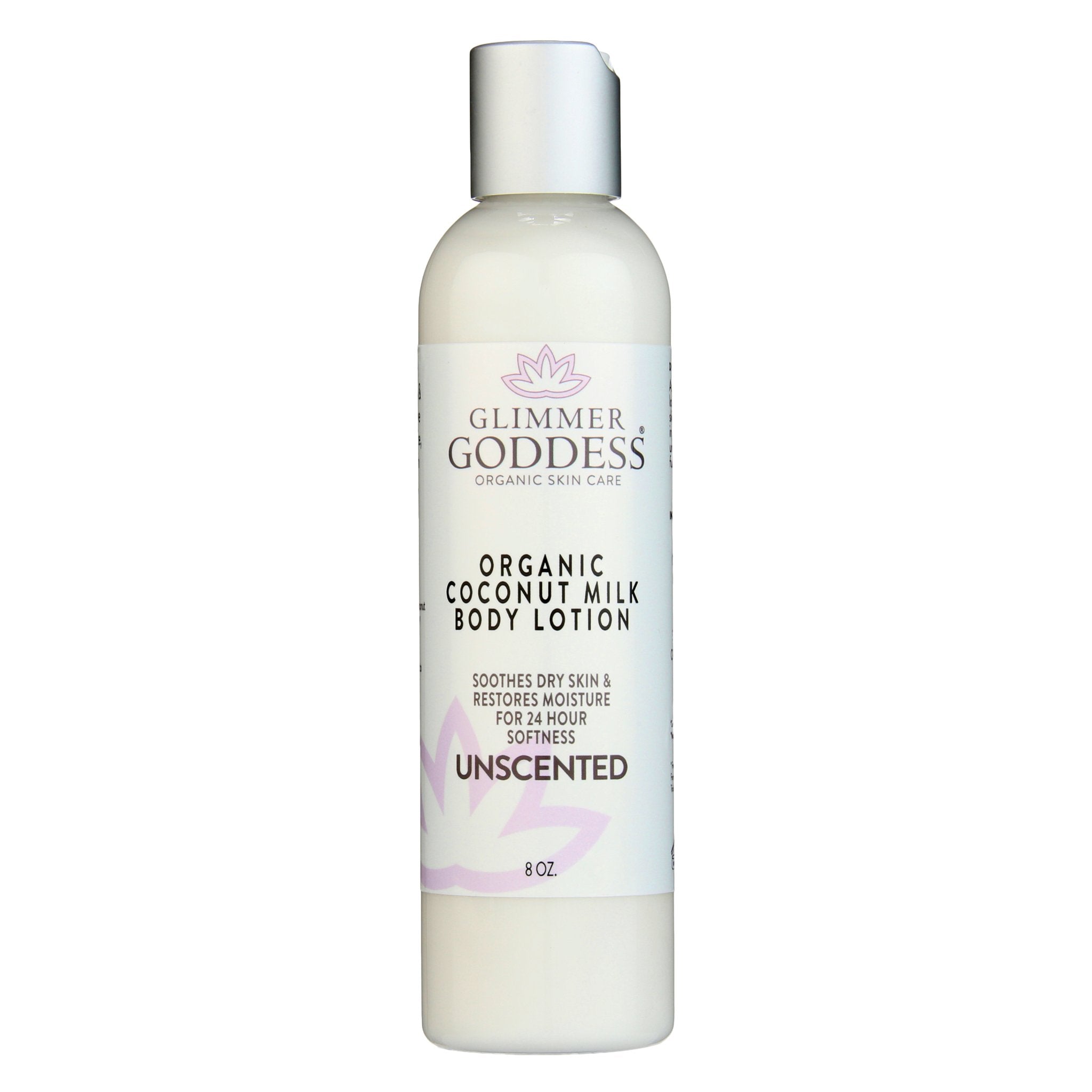 Organic Coconut Milk Body Lotion for Soft, Supple Skin - Glimmer Goddess® Organic Skin Care