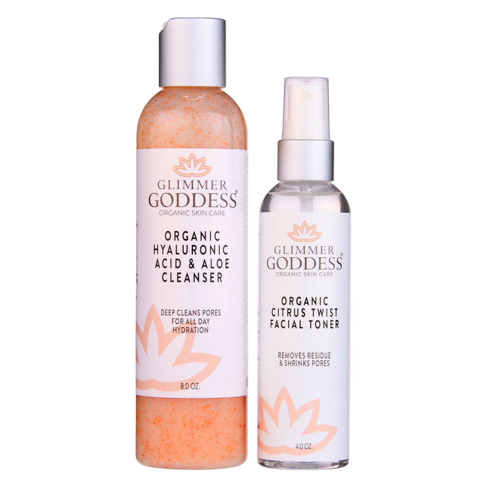 Organic Face Cleansing Kit for Smooth, Vibrant Skin - Glimmer Goddess® Organic Skin Care