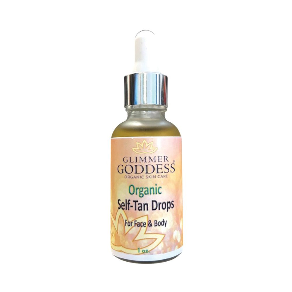 Organic Self Tan Drops for Face & Body from Glimmer Goddess®