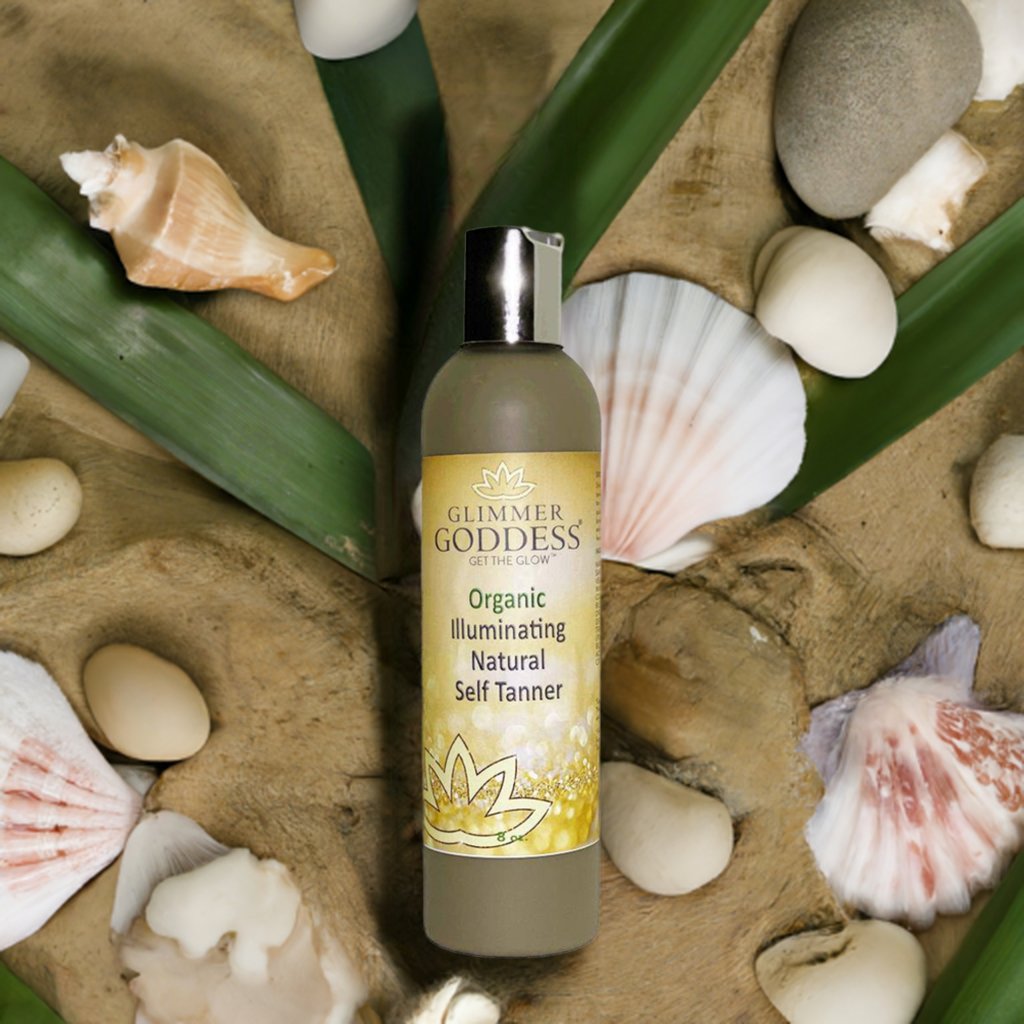 Organic Self Tanning Lotion - Glimmer Goddess® Organic Skin Care