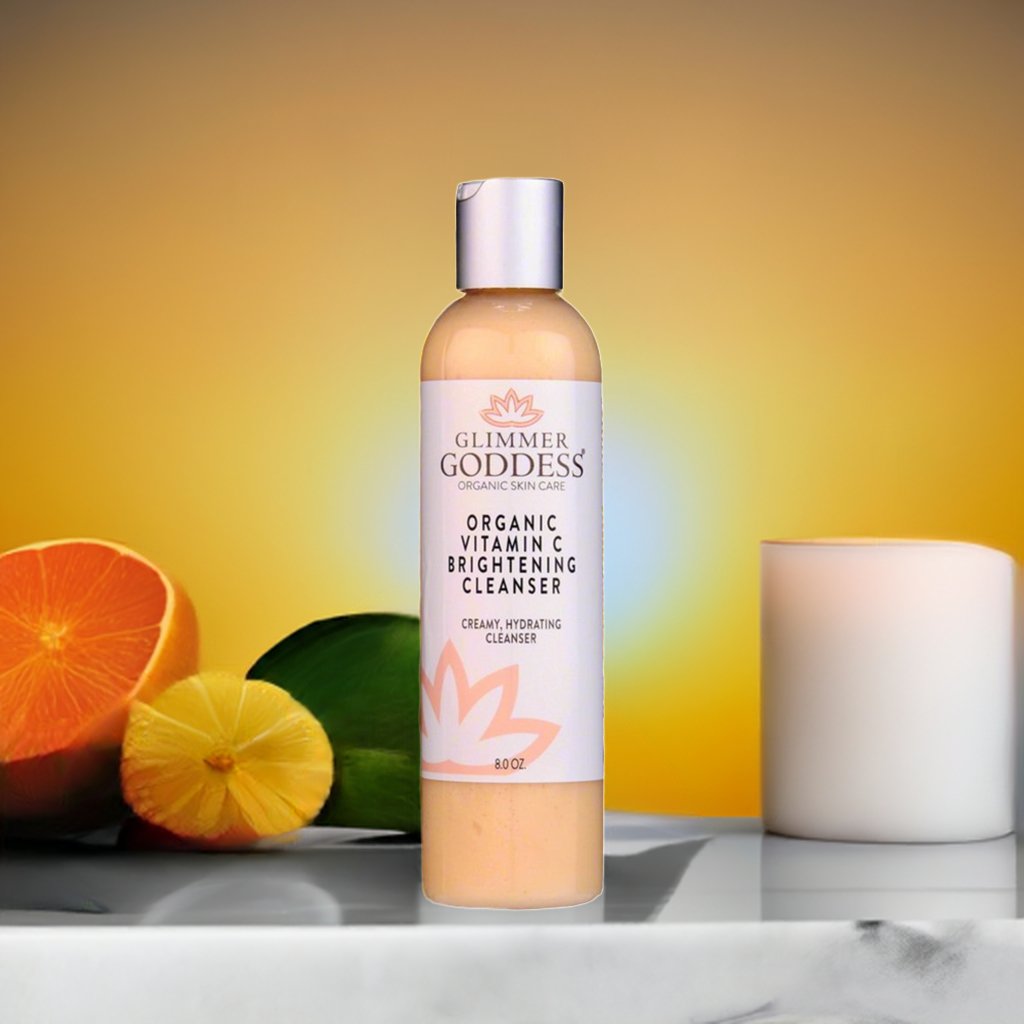 Organic Vitamin C Skin Brightening Cleanser - Glimmer Goddess® Organic Skin Care