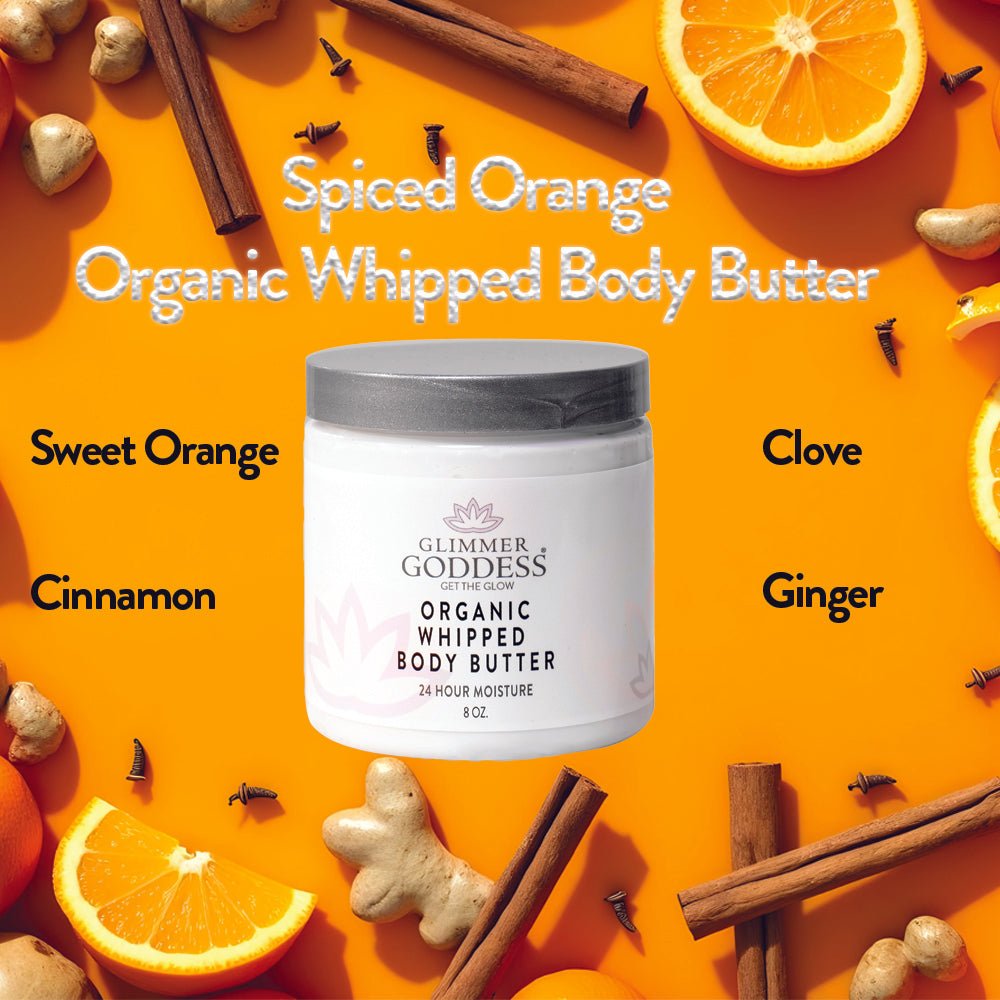 Organic Whipped Body Butter - Glimmer Goddess® Organic Skin Care