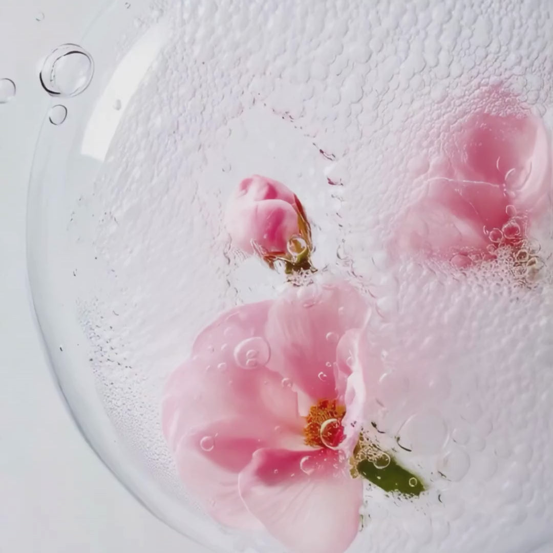 Sensitive Skin Cleanser results - before and after showing reduced redness and calm, soothed skin
