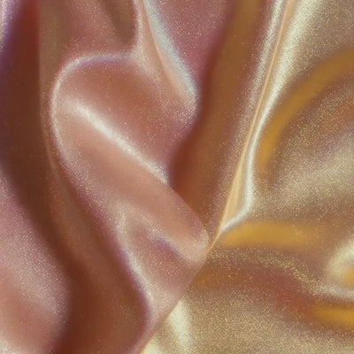 Shimmering Body Butter results - before and after showing customizable radiant shimmer on skin
