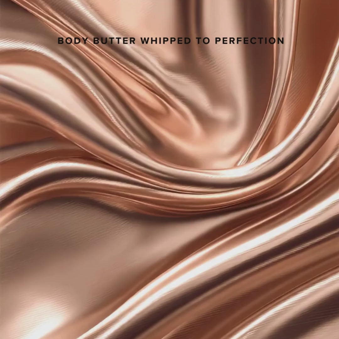 Shimmering Body Butter shimmer levels demonstration - comparing diamond, gold, bronze and rose gold shades
