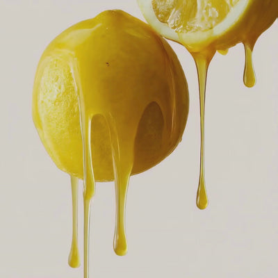 Vitamin C & E Brightening Mask texture and color - turmeric-infused formula demonstration
