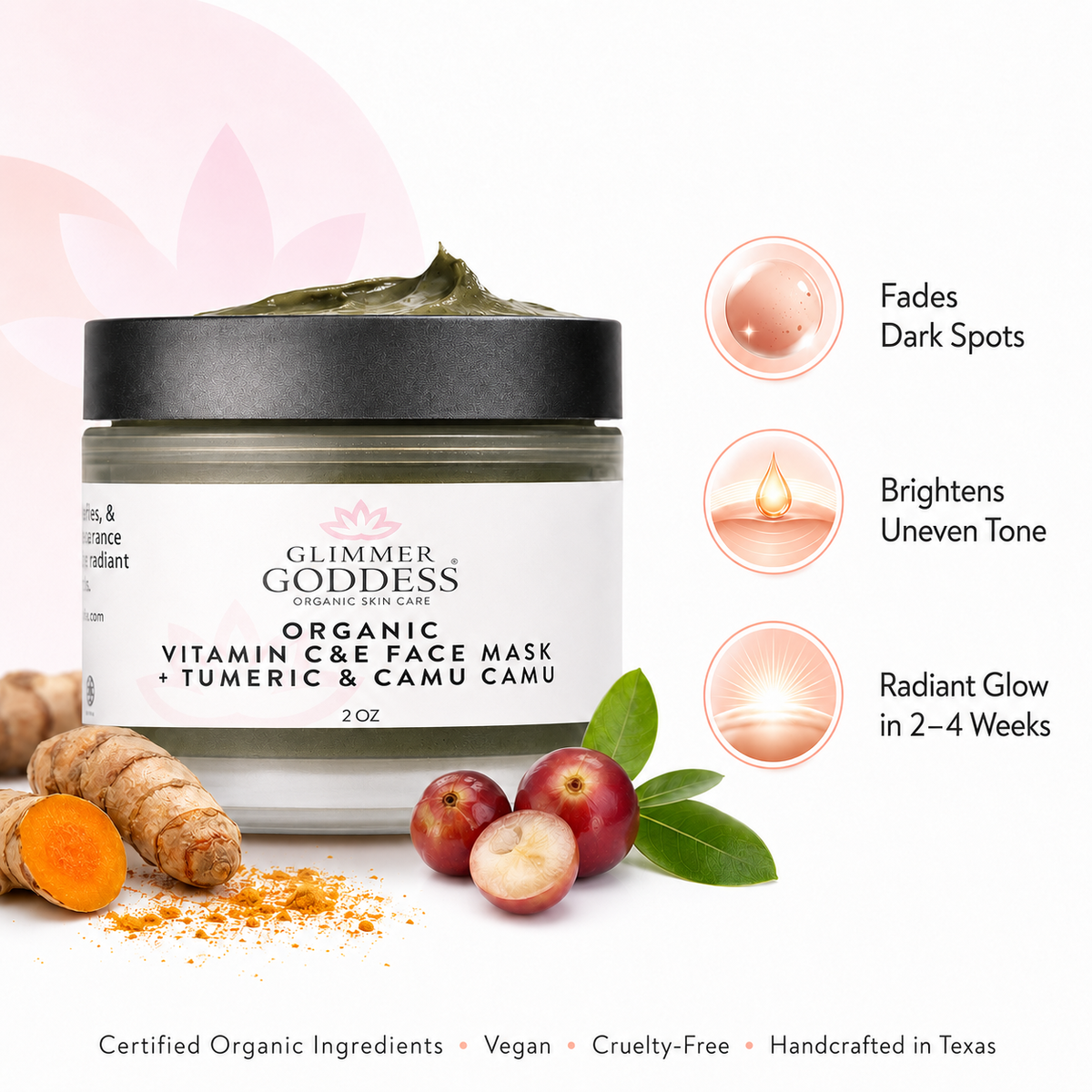 Organic Vitamin C & E Brightening Face Mask
