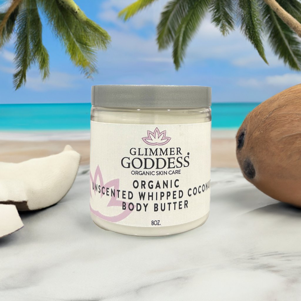 Ultimate Nourishing Organic Whipped Coconut Body Butter - Glimmer Goddess® Organic Skin Care