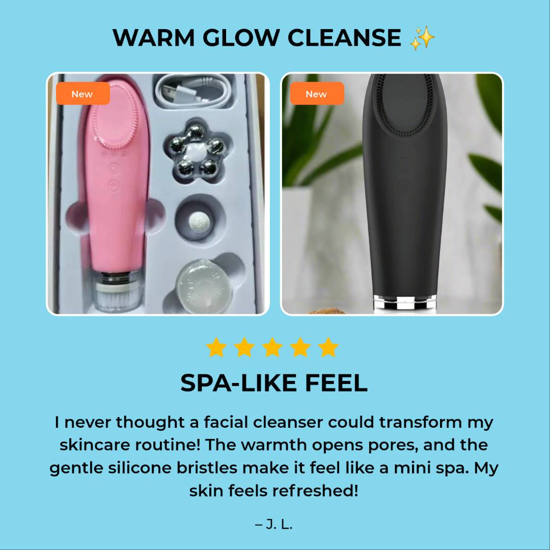 Warm Sensation Facial Cleanser - Deep Pore Cleansing & Spa-Like Skincare - Glimmer Goddess® Organic Skin Care