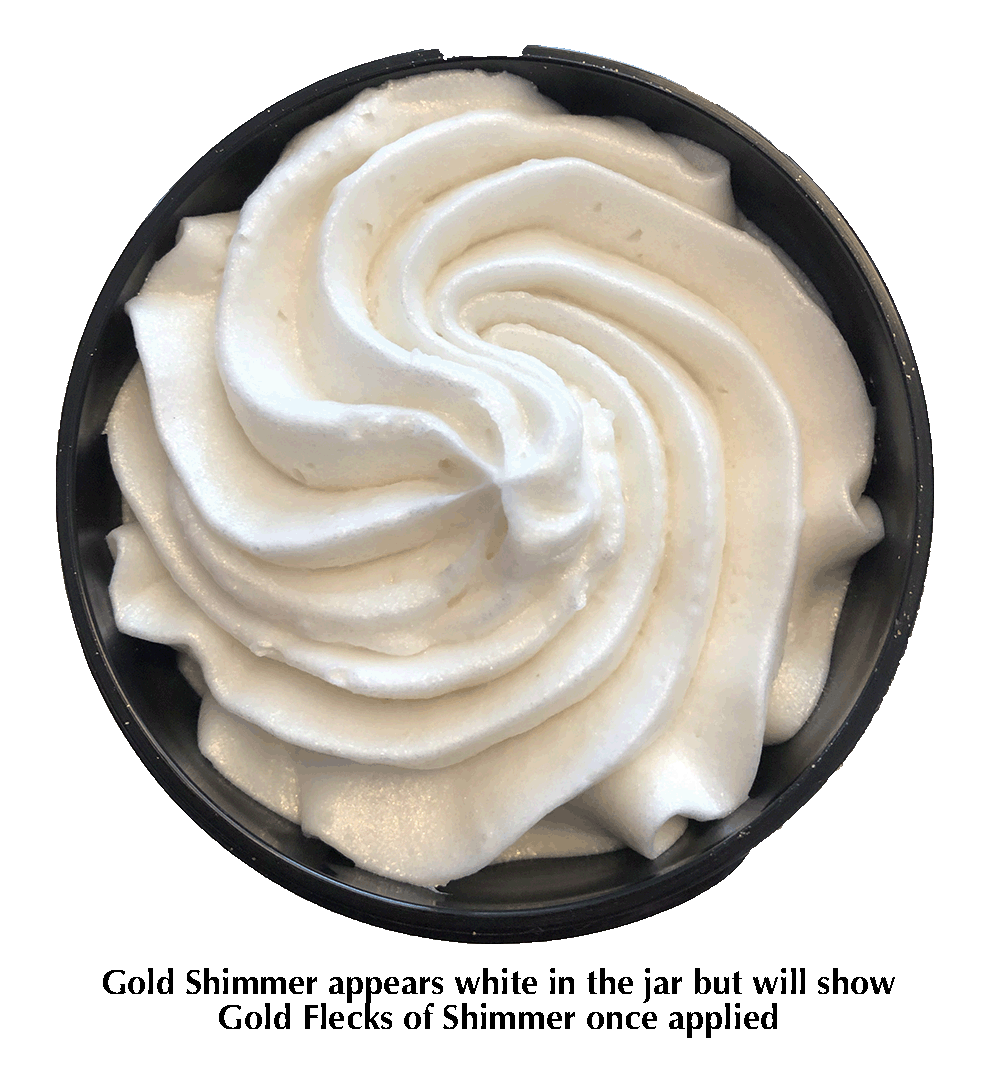 Organic Shimmering Whipped Body Butter Trio - Glimmer Goddess® Organic Skin Care