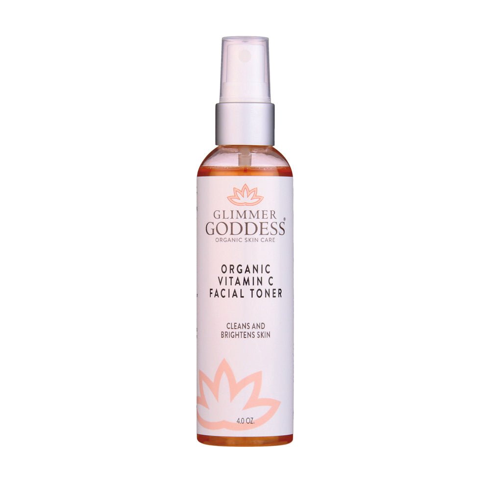 Organic Vitamin C Facial Toner & Natural Astringent - Glimmer Goddess® Organic Skin Care