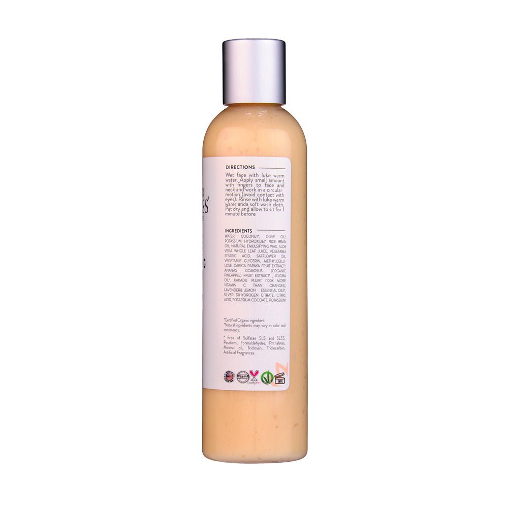 Organic Vitamin C Skin Brightening Cleanser - Glimmer Goddess® Organic Skin Care